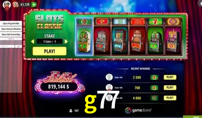 Descubra a Magia dos Jogos de Arcade no g77